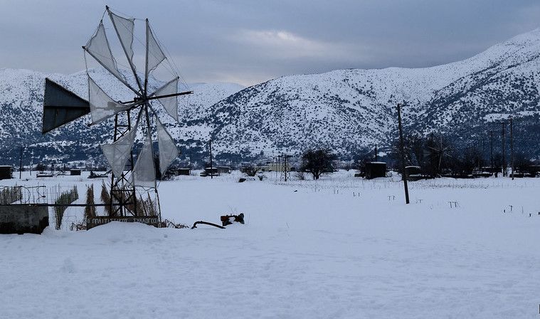 Lassithi plateau in the winter.com