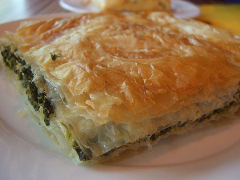 spinach pie - great lent - greek orthodox easter in crete