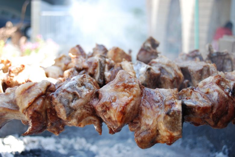 meat eaten on Easter Sunday - Greek Orthodox Easter in Crete