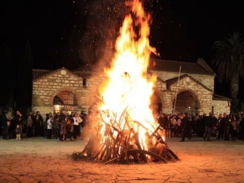 burning judas in crete- greek orthodox easter in crete