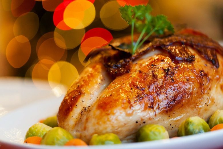 christmas turkey - traditional christmas food in crete