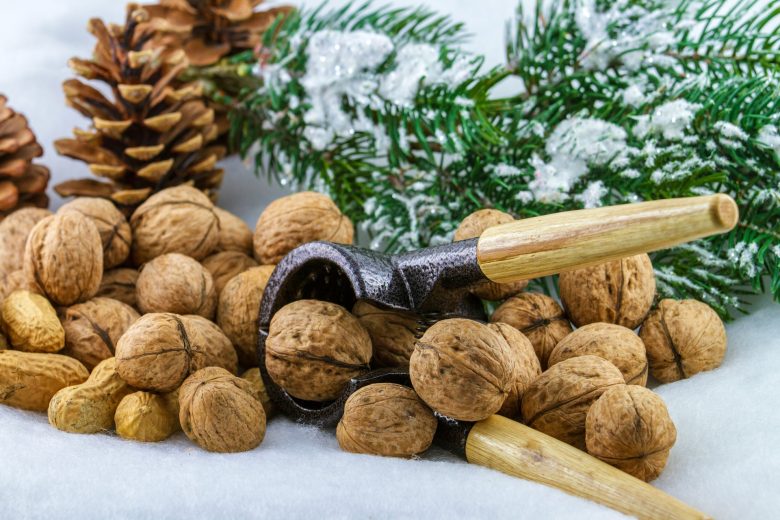 Christmas nuts - traditional christmas food in crete