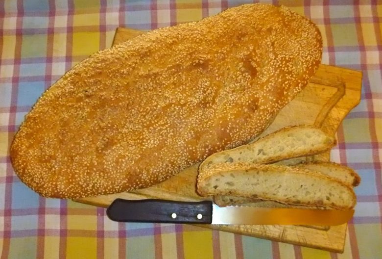 Lagana, an azyme bread, baked only on Ash Monday